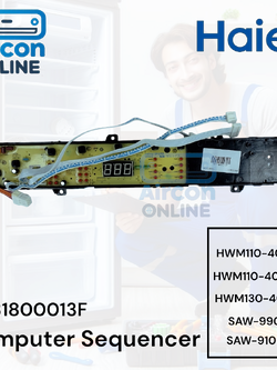 Computer Sequencer เครื่องซักผ้า Haier รุ่น HWM110-401S (SZ) , HWM130-401S, SAW-990 และ SAW-910S รหัส 00311800013 / 00311800013F ( 013F )