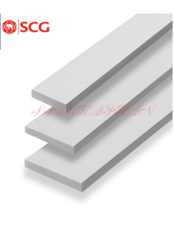 ไม้พื้น เอสซีจี รุ่นเซฟเวอร์ สีซีเมนต์ ขนาด 15x300x2.5 ซม. scg
