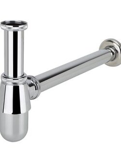 ท่อน้ำทิ้งอ่างล้างหน้า แบบกระปุก HAFELE รุ่น 495.61.242 ขนาด 30 ซม. โครเมียม