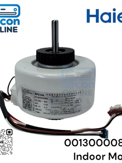 มอเตอร์พัดลมแฟนคอยล์ แอร์ Haier รหัส 0013000088A ของแท้ ใหม่ มือ 1