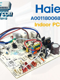 INDOOR PCB แอร์ HAIER รุ่น HSU-18VFB, HSU-18VFA, HSU-24VFB และ HSU-24VFA รหัส A0011800682 ( 0682 ) ของแท้ ใหม่ มือ 1