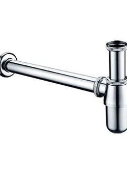 ท่อน้ำทิ้งอ่างล้างหน้า แบบกระปุก HAFELE รุ่น 485.61.221 ขนาด 30 ซม. โครเมียม