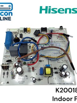 INDOOR PCB แอร์ HISENSE รุ่น AS-13TR4RYRKA02 รหัส K2001807 ของแท้ ใหม่ มือ 1