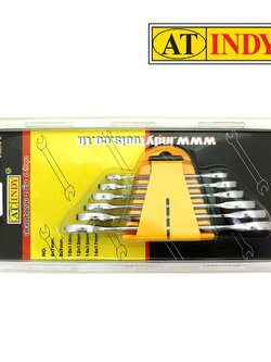 ชุดประแจปากตาย 2 ข้าง เกรด A AT INDY NE11 เงิน