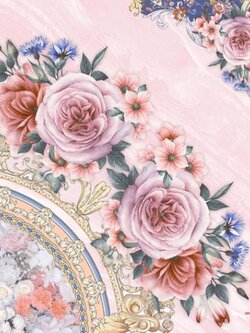 Sosuco กระเบื้องปูพื้น ผิวมัน ลายดาราเทวี-ชมพู 40*40