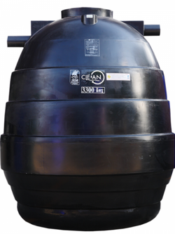 ถังบำบัดน้ำเสีย Clean (CS-3300) สีดำ JRM
