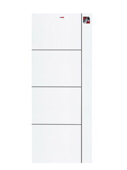 ประตูUPVCเมโทร-เทค MP-13 รุ่น เซาะร่อง สีขาว ขนาด 90*200 ซม.