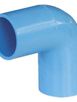 ข้องอ 90 หนา ฟ้า เอสซีจี 150 มม. 6 นิ้ว