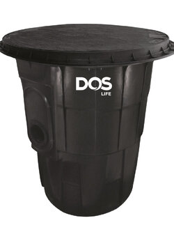 ถังดักไขมัน ชนิดวางฝังใต้ดิน ขนาด 40L สีดำ DOS GT-09/BK-40L ดำ