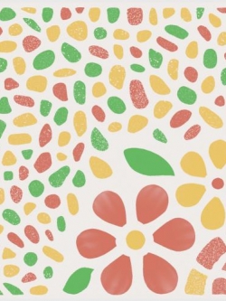 กระเบื้องปูพื้น 12''*12''หินเวียงดาว-ส้ม