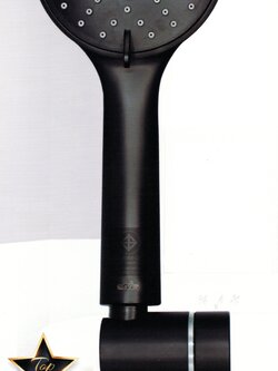 ชุดฝักบัวสายอ่อน สีดำ