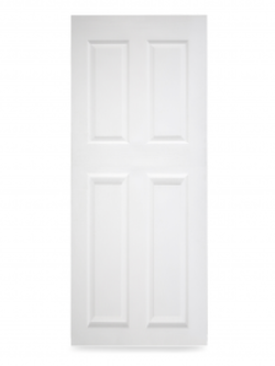 ประตูลูกฟัก HDF ขนาด 80*200 ลายศรีวิชัย 4 ช่อง