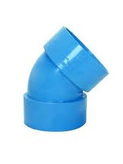 ข้องอ 45 บาง ฟ้า เอสซีจี 150 มม. 6 นิ้ว