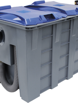 ถังดักไขมัน ชนิดวางใต้ซิงค์หรือตั้งพื้น ขนาด 40L DOS GY-40Y เทา-น้ำเงิน