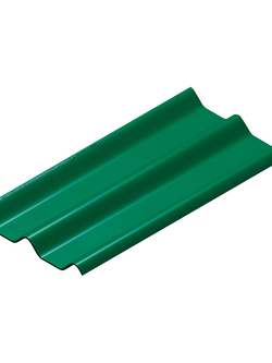 กระเบื้อนลอนคู่ SCG ไฮบริด 50*120*0.55 สีเขียว