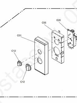 ทามเมอร์ ไมโ๕รเวฟ PANASONIC รหัส A600142J0ZP ของแท้ ใหม่ มือ 1