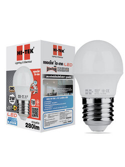 HI-TEK หลอด LED มวยไทย SERIES E27 3W แสงขาว HI-TEK HLLM27003 ขาว
