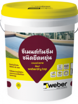 เวเบอร์ดราย ท๊อป พื้นที่เปียกที่อยู่บนอาคาร Weber