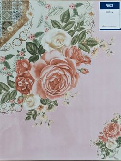 Chicken กระเบื้อง ลายนกบิสโท พิงค์ ขนาด 40*40