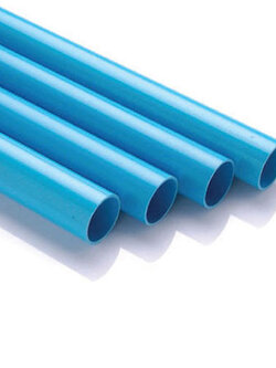 ท่อพีวีซี ฟ้า เอสซีจี ช้าง ปลายเรียบ ชั้น 8.5 80 มม. 3 นิ้ว ยาว 4 เมตร