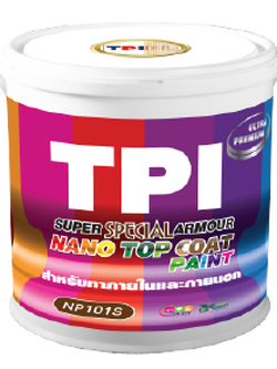 NP101S-B03 ม่วงอมขาว 1/4 แกลลอน สีนาโนฯ NP101S สีม่วงอบขาว (สูตรน้ำ) สีทาผนังภายในและภายนอก