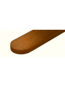 ไม้รั้วเฌอร่า รุ่นชายน์ไลท์ คลาสสิค ลายเสี้ยน สีโอ๊คแดง (ขนาด 1.6 x 10 x 100 cm) Shera