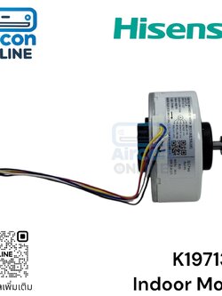 มอเตอร์พัดลมแฟนคอยล์ แอร์ HISENSE รหัส K1971377 ของแท้ ใหม่ มือ 1