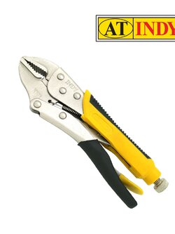 คีมล็อค 10" ด้ามหุ้มยาง K101 AT INDY ดำ เหลือง