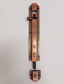 กลอนลูกเสือ รุ่น NO. 128 สีทองแดงรมดำ สีทองเหลืองรมดำ ขนาดแพ็ค1ชิ้น และ แพ็ค3ชิ้น อีสออน 128 4"สี AC / 128 4"สีAB ทองแดงรมดำ ทองเหลืองรมดำ