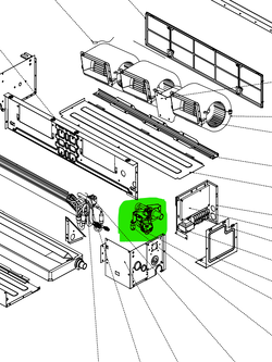 ปั๊มเดรนน้ำทิ้ง แอร์ 4 ทิศทาง ยี่ห้อ HAIER รหัส 0010450169 ( 0169 ) ของแท้ มือ 1