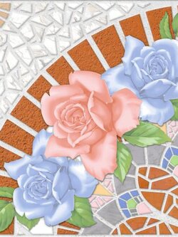 Sosuco กระเบื้องปูพื้น ผิวด้าน ลายลานบุปผชาติ 40*40