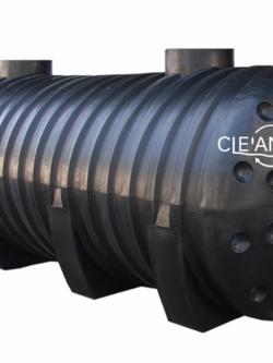 ถังบำบัดน้ำเสีย Clean (CS-10000) สีดำ JRM