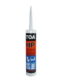 ทีโอเอ ซิลิโคน ซีลแลนท์ TOA HP (ชนิดไม่เป็นกรด) สีเทา 280 มล.