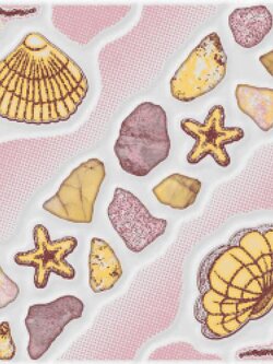 Sosuco กระเบื้องปูพื้น ผิวด้าน ลายกรวดพะงัน-ชมพู ขนาด 30*30