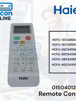 รีโมทคอนโทรล แอร์ HAIER รุ่น HCFU SERIER รหัส 0150401205A ของแท้ ใหม่ มือ 1