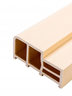 พีวูด วงกบไม้สังเคราห์ รุ่น 2*4 (บังใบ1.1/2") 90*200