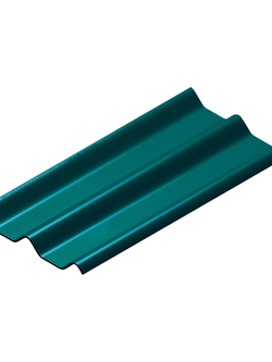 กระเบื้อนลอนคู่ SCG ไฮบริด 50*120*0.55 สีเขียวสมุทร