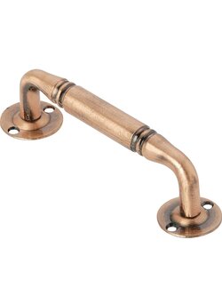 มือจับประตู-หน้าต่าง เหล็ก รุ่น 219 สีทองแดงรมดำ วัตถุดิบเหล็ก แพ็ค1ชิ้น อีสออน NO.219/135มม.สี AC ทองแดงรมดำ