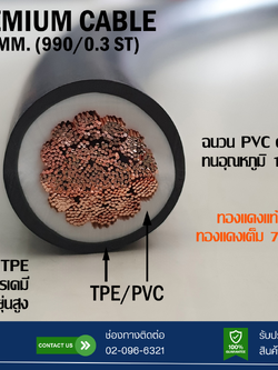 สายไฟแบตเตอรี่ TDP PREMIUM CABLE ขนาด 70 SQ.MM (เมตร)