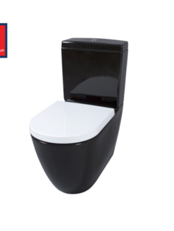 STAR S-1318.1 B&W สุขภัณฑ์สองชิ้น เคิร์ฟแบล็คแอนไวท์