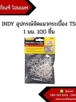 AT INDY อุปกรณ์จัดแนวกระเบื้อง TS010 1 มม. 100 ชิ้น