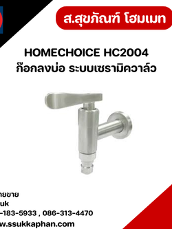 HOMECHOICE HC2004 ก๊อกลงบ่อ ระบบเซรามิควาล์ว