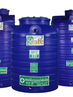 Safe ถังเก็บน้ำบนดิน รุ่น สีฟ้า ขนาด 500 ลิตร(ส่งฟรีเฉพาะกรุงเทพและปริมณฑลภายใน3วัน)