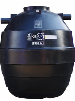 ถังบำบัดน้ำเสีย Clean (CS-1800) สีดำ JRM