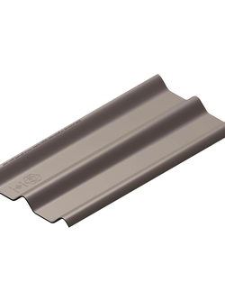 กระเบื้อนลอนคู่ SCG ไฮบริด 50*120*0.55 สีเทาศิลา