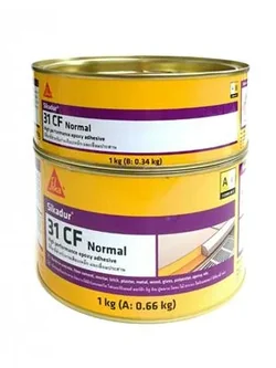 กาวอีพ็อกซี่เสียบเหล็ก SIKA รุ่น 31 CF ขนาด 1 กก. สีเทา