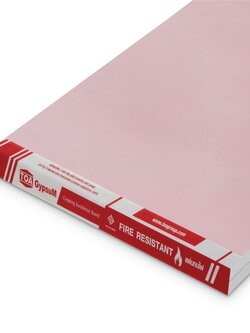 ทีโอเอ ยิปซัม แผ่นทนไฟ ขนาด 120*240 cm. ขอบลาด RE 12 มม. TOA