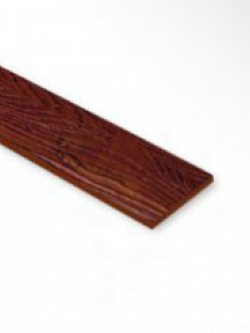 ไม้ฝา ตราเฌอร่า รุ่นขอบตรง ลายสัก สีแดงเชอรี่ Shera