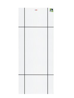 ประตูUPVCเมโทร-เทค MP-16 รุ่น เซาะร่อง สีขาว ขนาด 80*200 ซม.