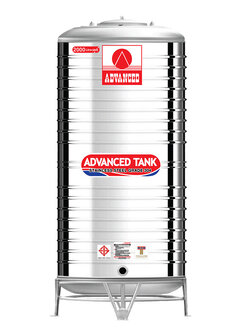 แอ็ดวานซ์ ถังเก็บน้ำสเตนเลสสตีล ถังแบบทรงสูงพิเศษ 1000ลิตร แอ็ดวานซ์ ถังแบบทรงสูงพิเศษ แสตนเลส